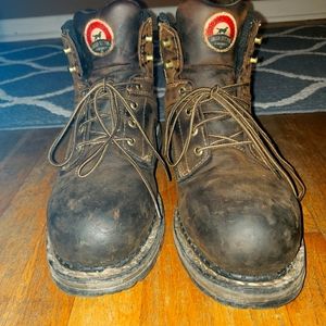 Red Wing Irish Setter steel toe waterproof boots